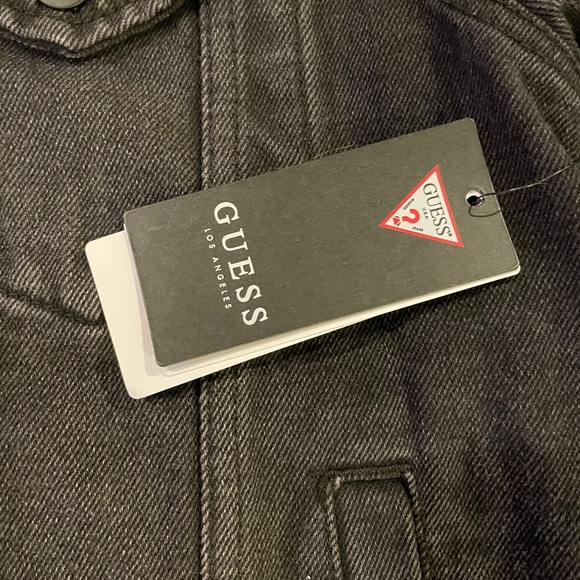 Guess Dillon Jacket- black faded denim jacket - Picture 6 of 7